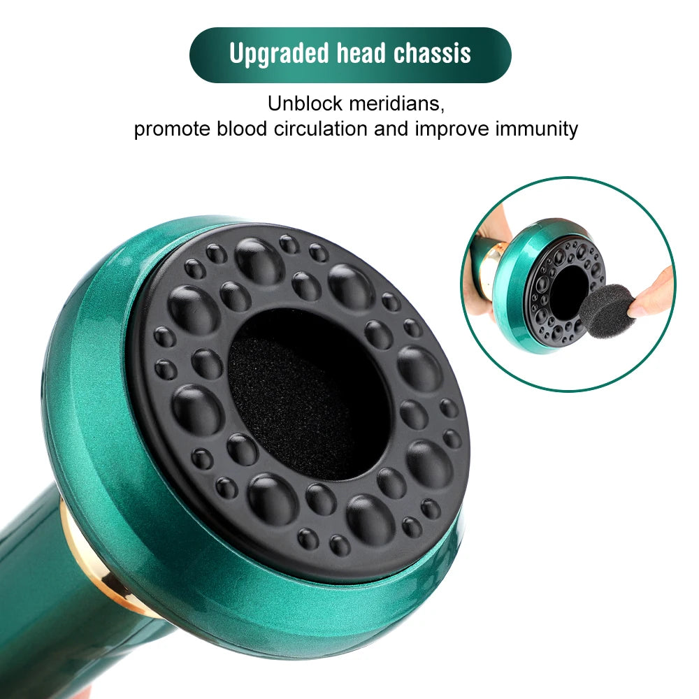 Revolutionary Smart Vacuum Massage Jars - Rechargeable Cupping Device with Infrared Heating for Ultimate Body Relaxation