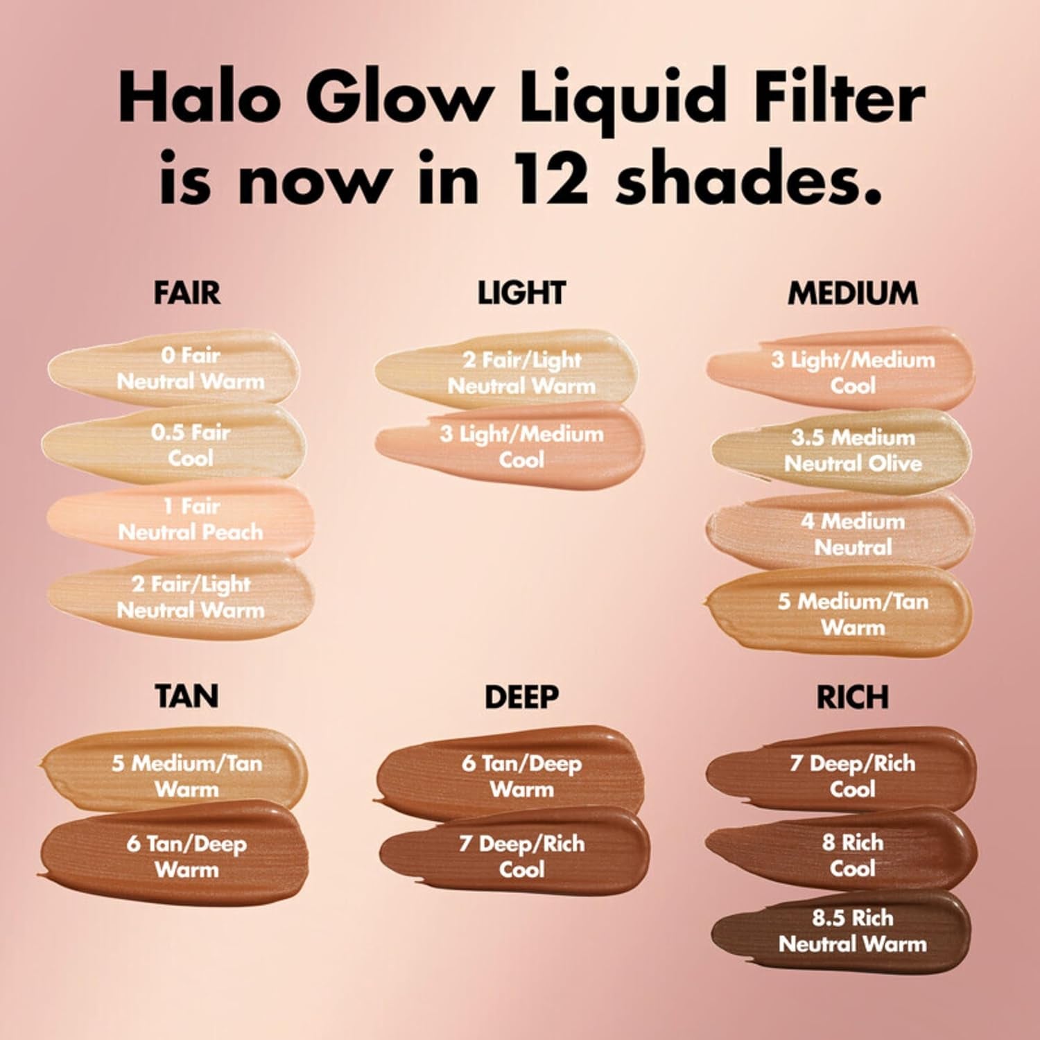 Halo Glow Liquid Filter - Radiant Fair/Light Complexion Enhancer