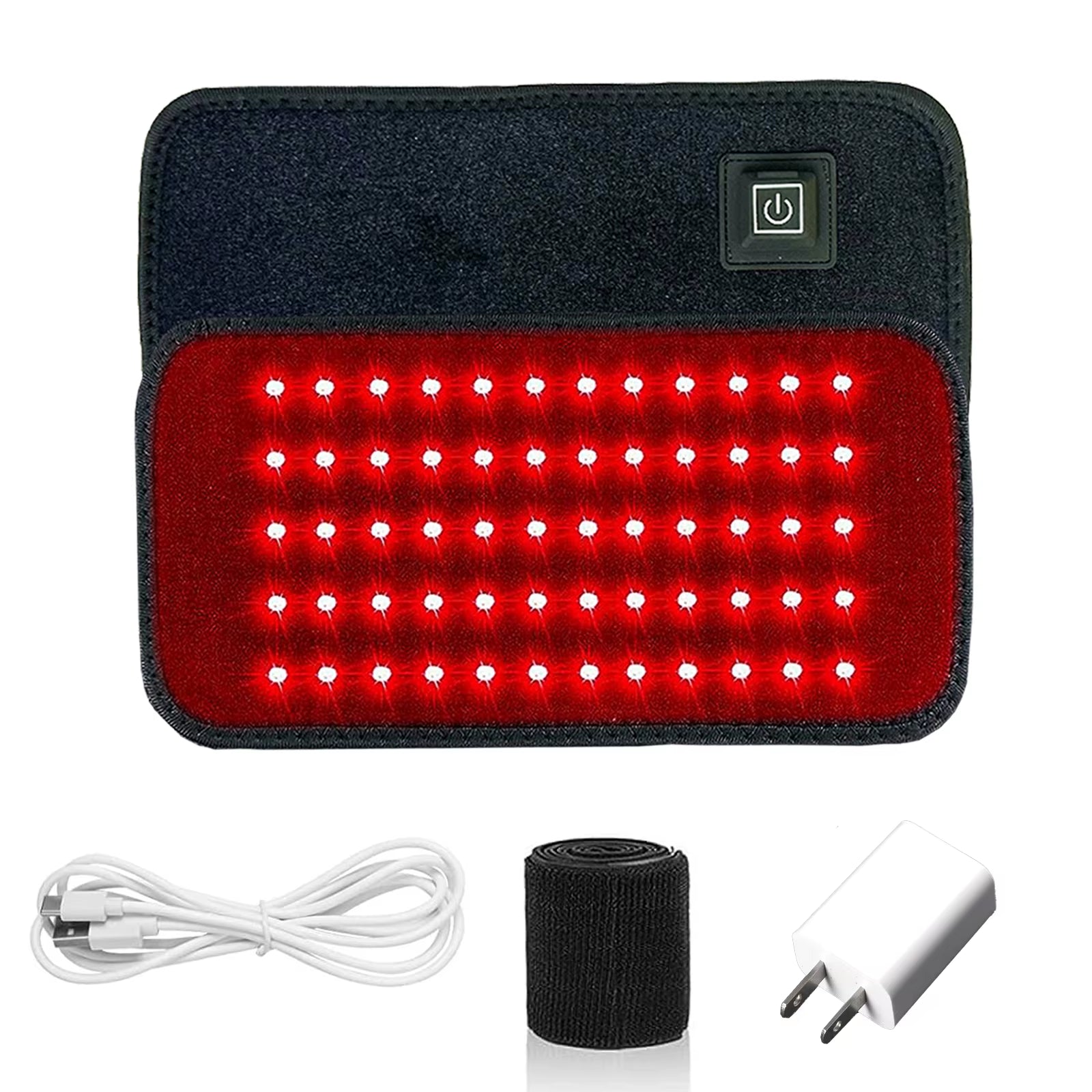 Advanced 60 LED Red & Infrared Light Therapy Belt for Effective Fat Burning and Pain Relief