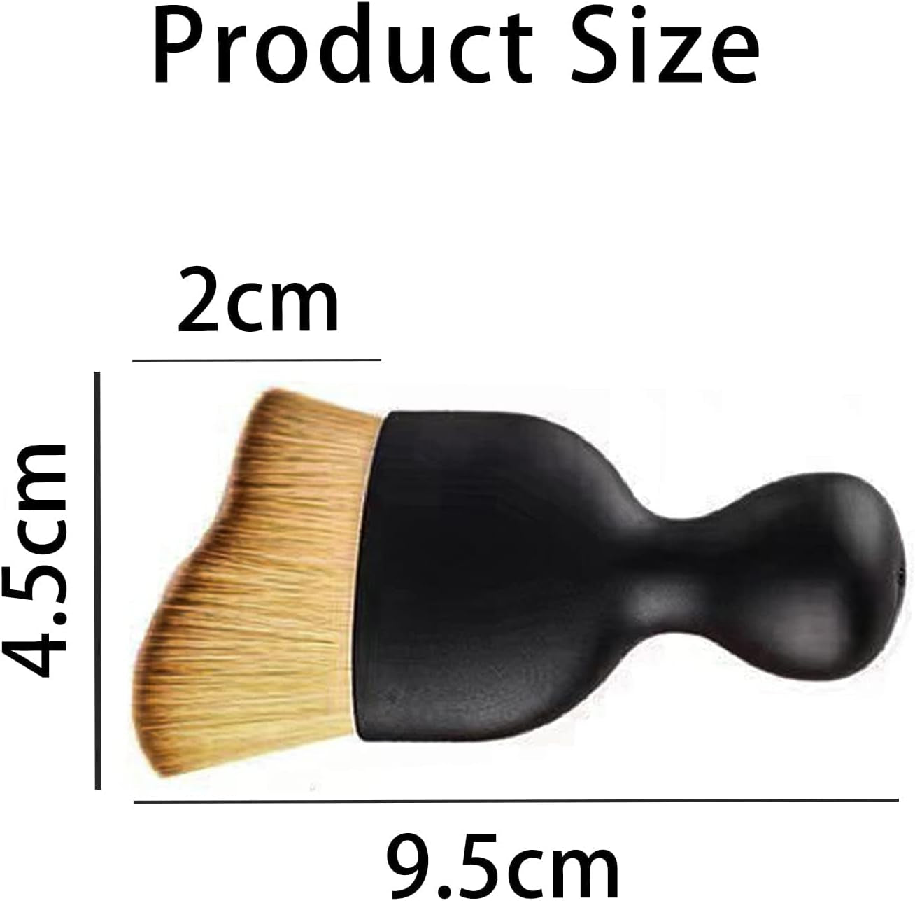 Miracle Brush Tanner - Streak-Free Self Tan Applicator & Blending Brush for Flawless Hands, Feet, and Face