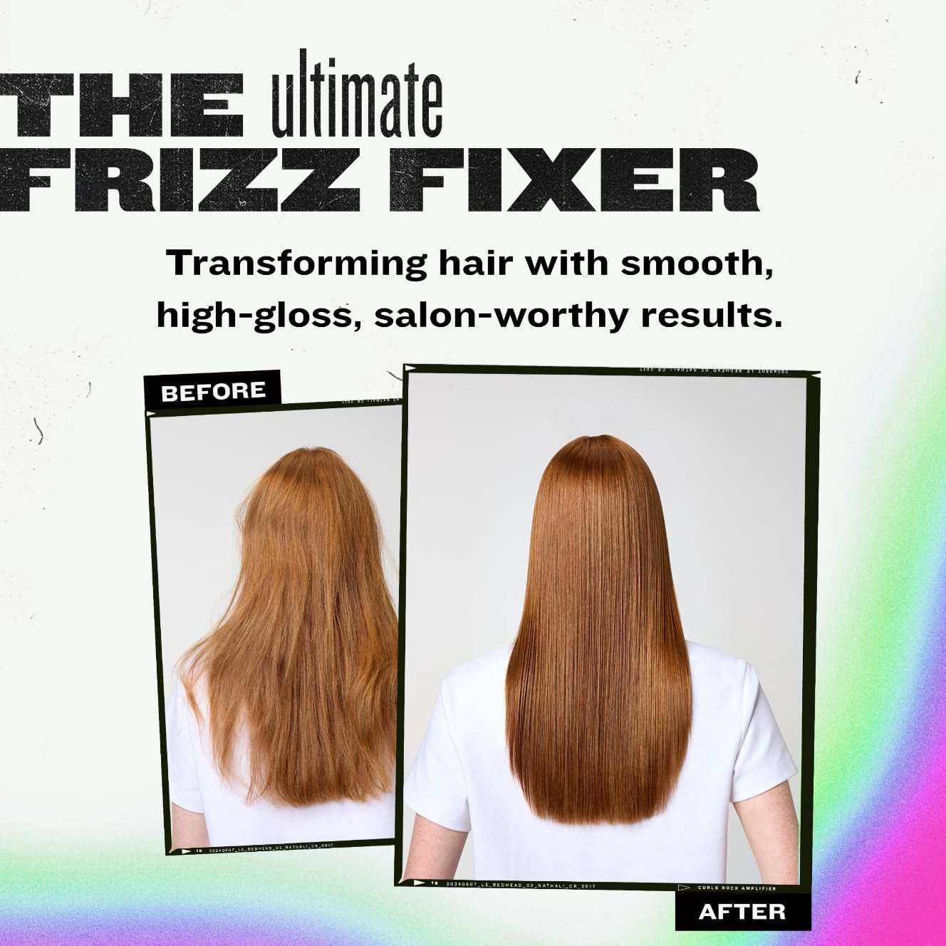 Bed Head by  After Party Smoothing Cream - Ultimate Anti-Frizz Styling Cream for All Hair Types with Caster Seed Oil for High Shine and Hold