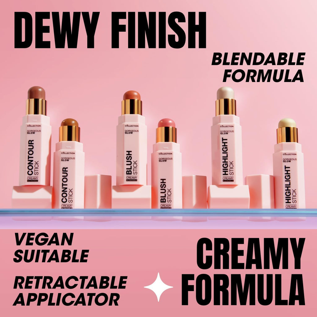 Cosmetics Gorgeous Glow Sticks - Effortless Radiance Blush, 4G, Fast & Mess-Free Application