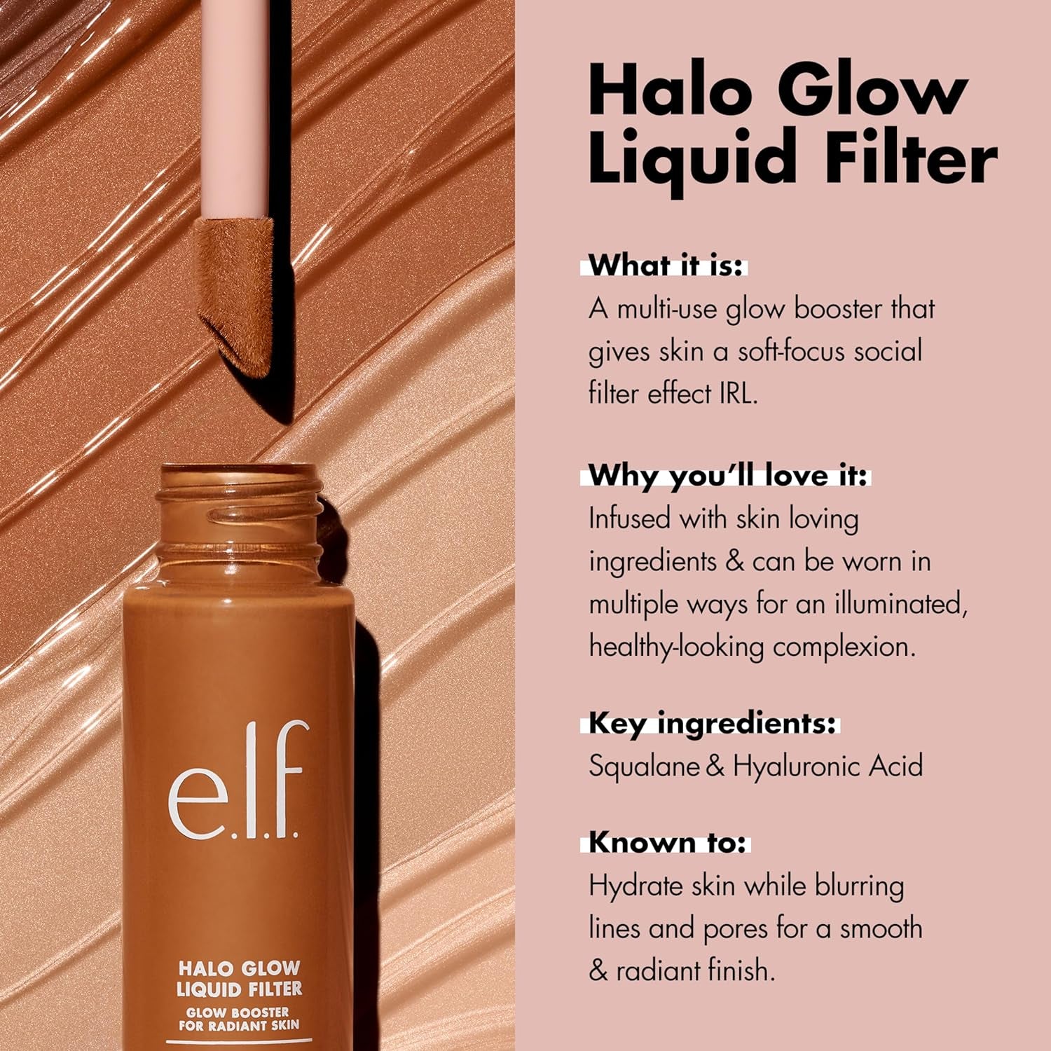 Halo Glow Liquid Filter - Radiant Fair/Light Complexion Enhancer