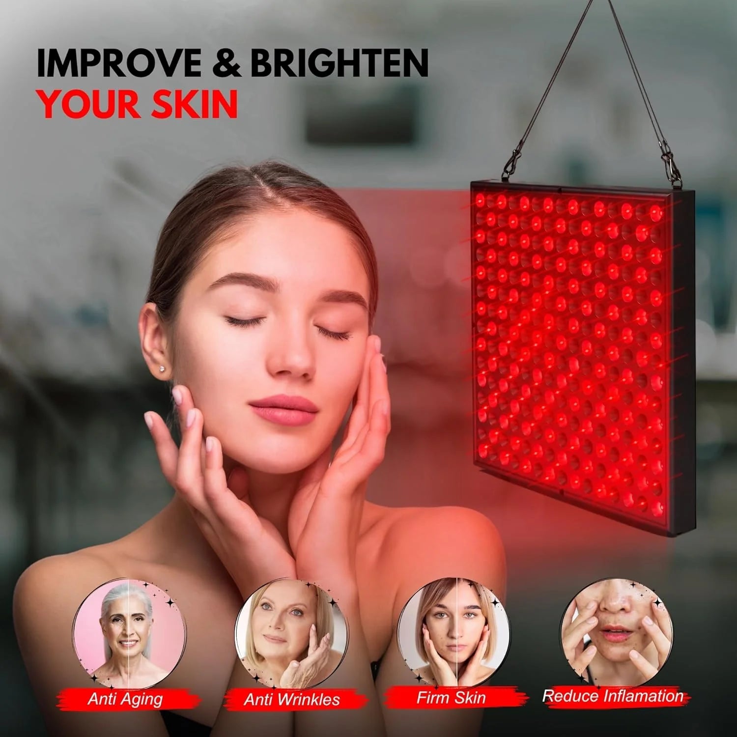 Transform Your Wellness with Our 45W LED Infrared Red Light Therapy Device - Unlock Ultimate Muscle Pain Relief and Skin Rejuvenation in the Comfort of Your Home!