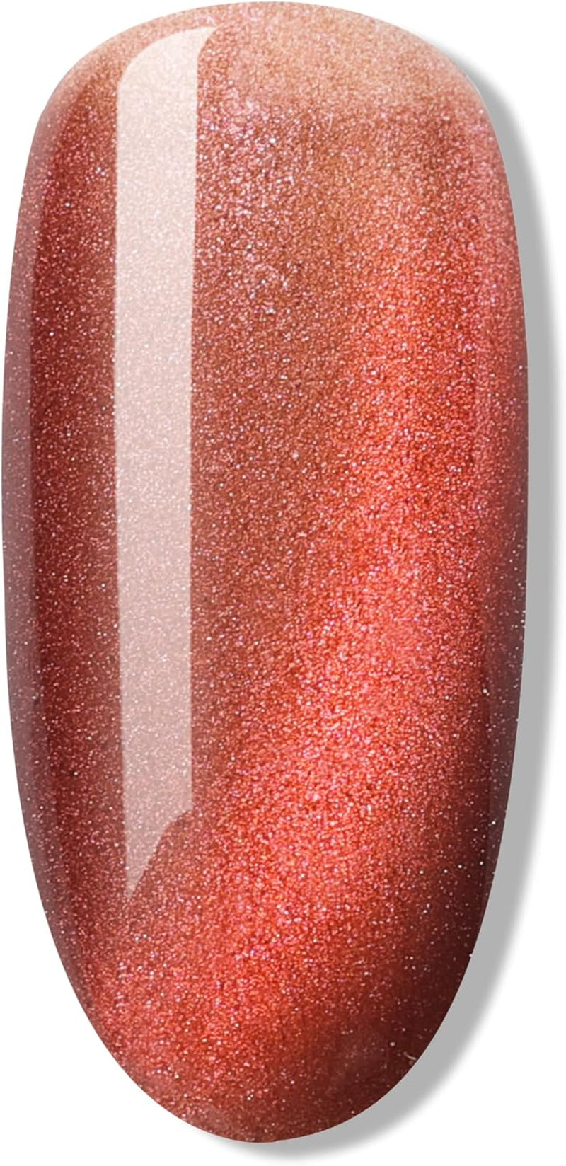 Cat Eye Gel Nail Polish - Stunning Red Shade, KA864, 10ml - Cures Under UV/LED Lamp for Dazzling Effects!