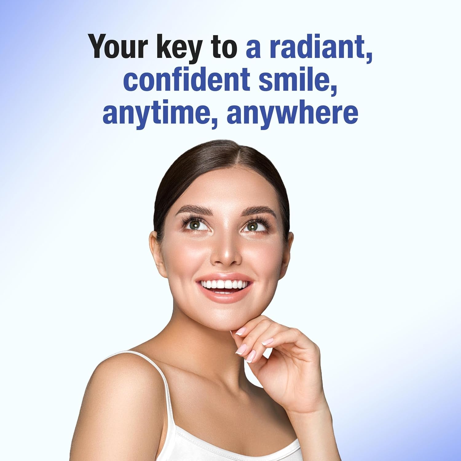 Achieve a Radiant Smile with  Advanced Teeth Whitening Strips & Pen – Up to 8 Shades Whiter, 28 Strips, Vegan & Sensitivity Free!