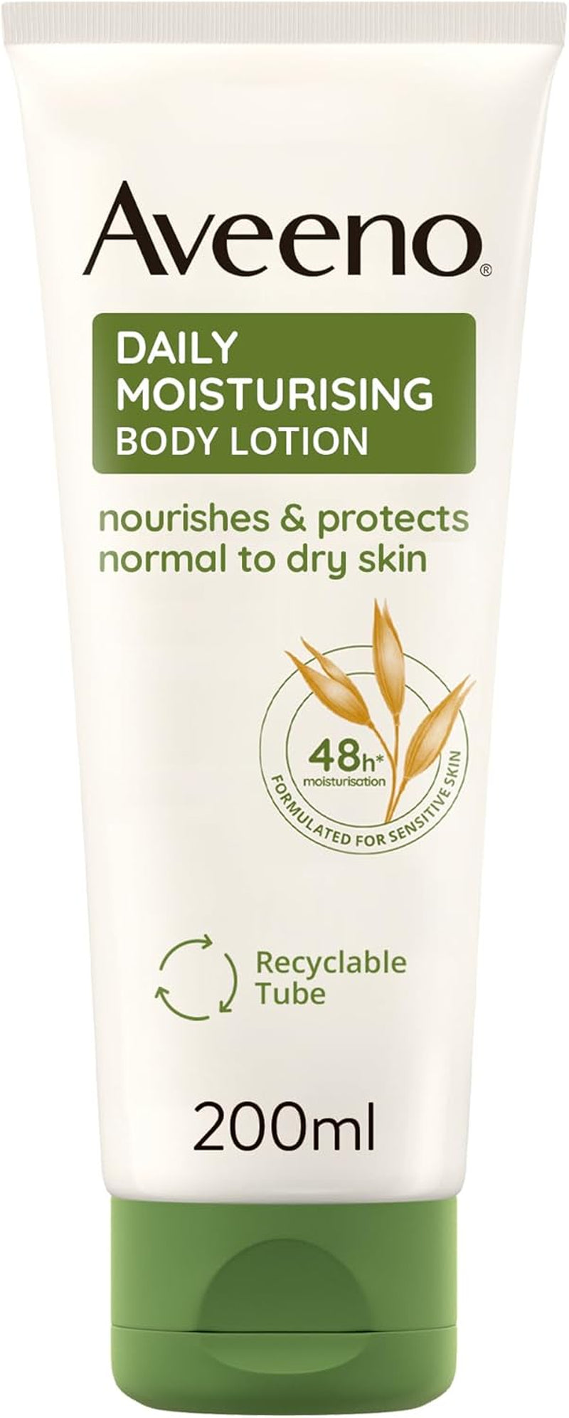 Daily Moisturising Body Lotion - 200ml Hydrating Formula with Nourishing Colloidal Oatmeal for Sensitive & Dry Skin