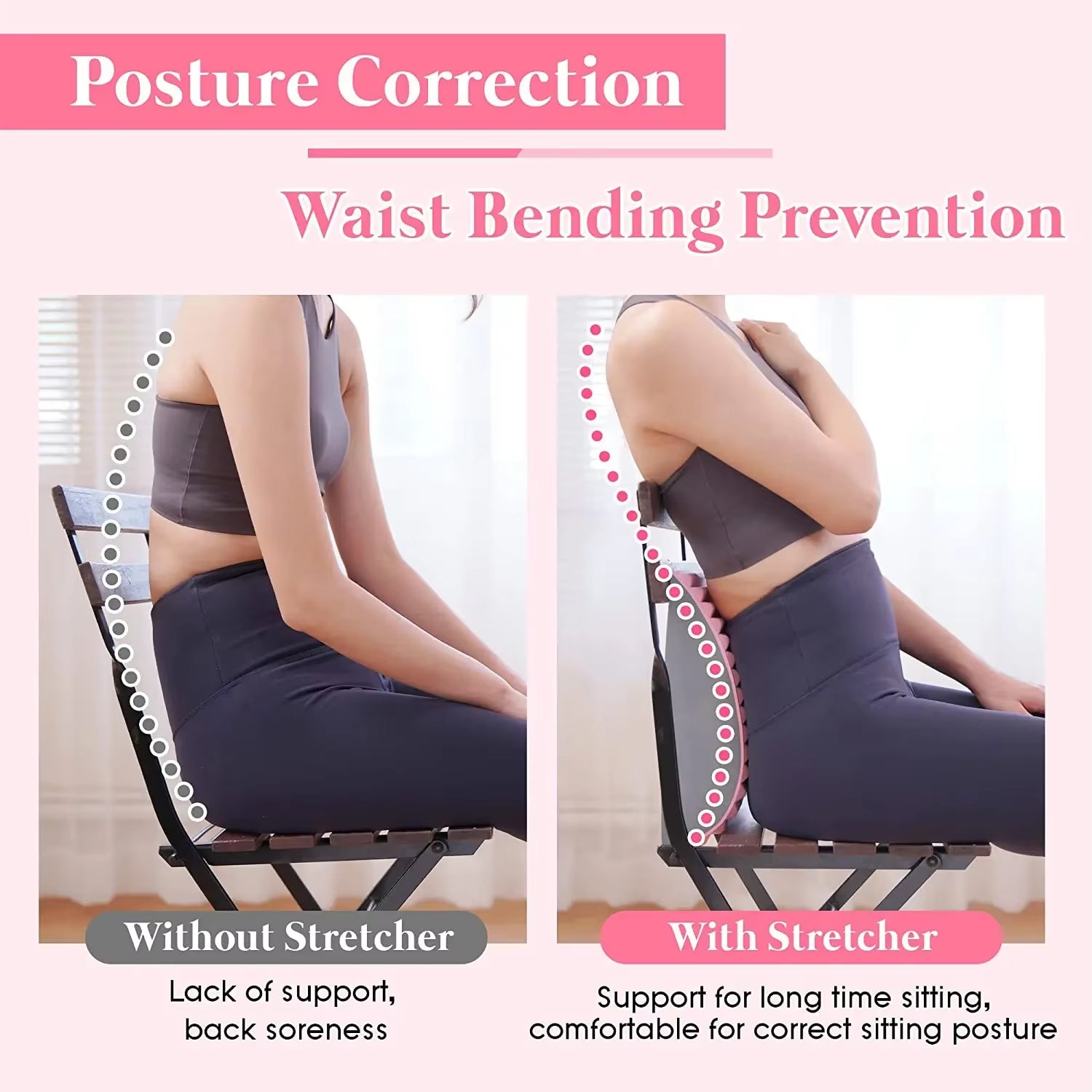 Back Stretcher Pillow for Back Pain Relief,Lumbar Support,Herniated Disc,Sciatica Pain Relief,Posture Corrector,Spinal Stenosis