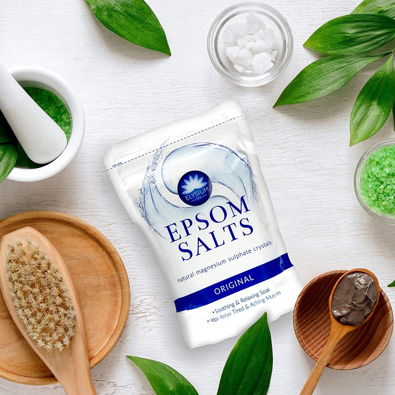 Premium Natural Epsom Salts - 1Kg for Ultimate Relaxation and Soothing Relief