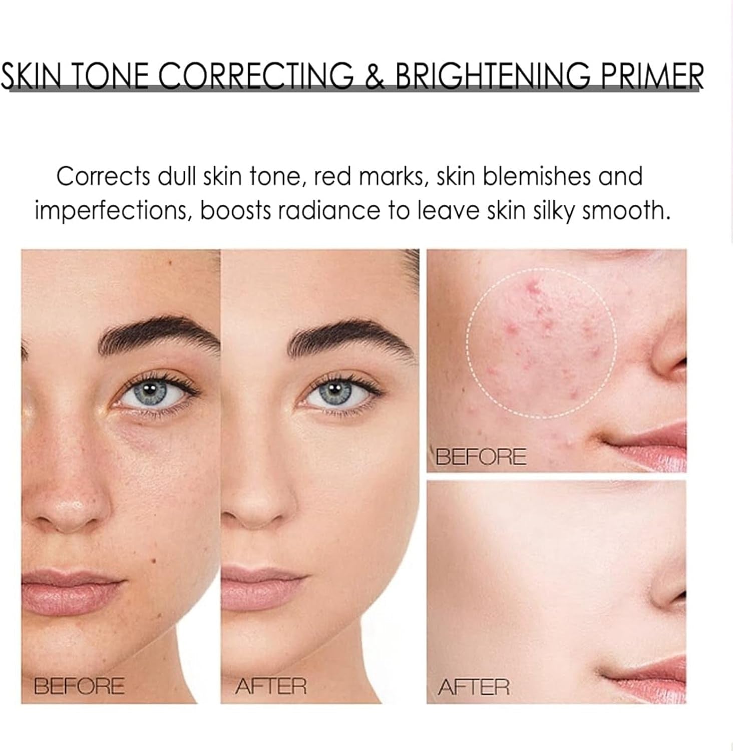 Transformative Colour Changing Foundation for Mature Skin - Full Coverage Liquid & Cream Makeup in Light