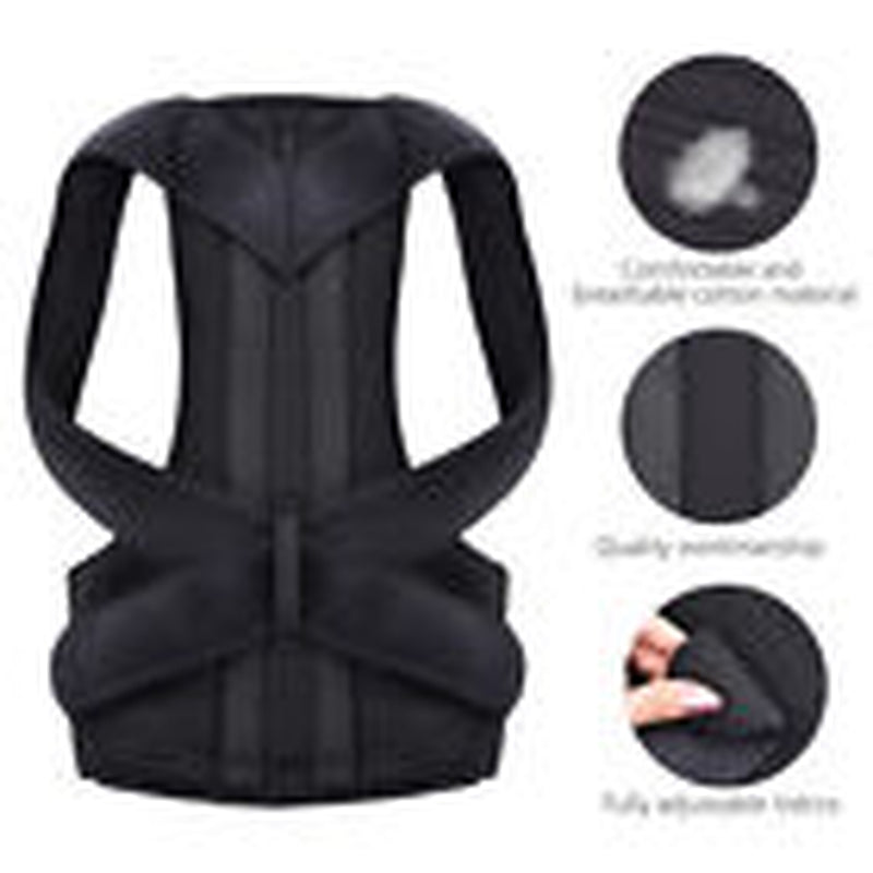 Adjustable Posture Corrector Corset Brace for Back Support and Shoulder Alignment