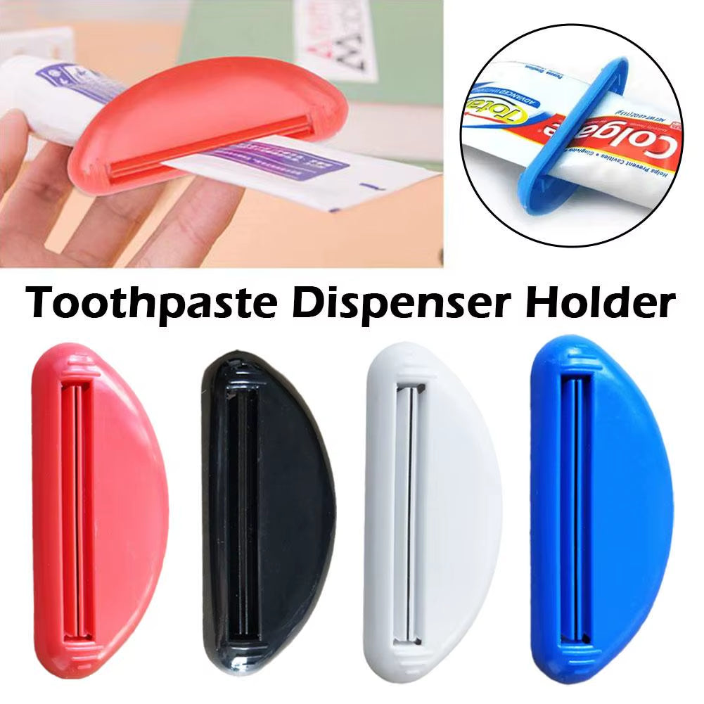 1Pcs Multifunction Manual Toothpaste Dispenser Cream Tube Squeezer Bathroom Squeeze Paste Extruding Clip Squeezing Clamp