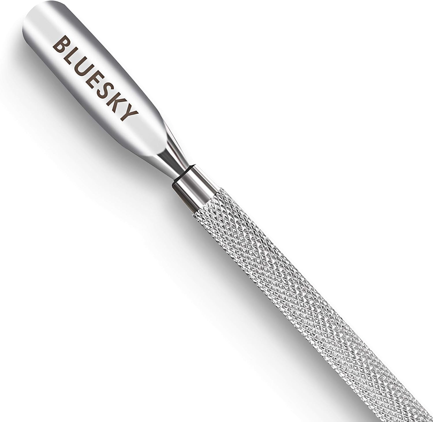 Professional Double-Ended Stainless Steel Cuticle Pusher & Nail Cleaner Tool for Gel Polish Removal