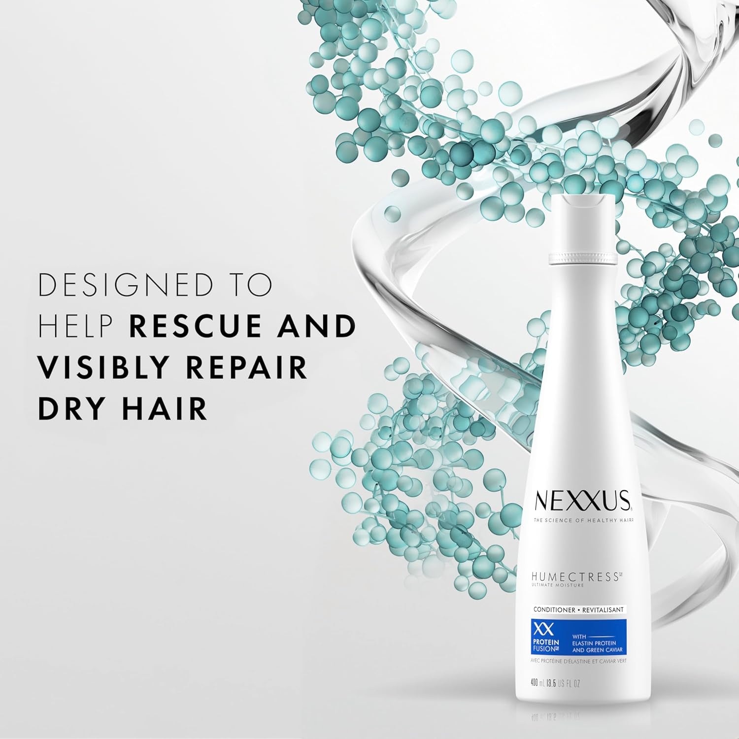 Humectress Ultimate Moisture Conditioner for Dry Hair with Caviar & Protein Complex - 13.5 Oz