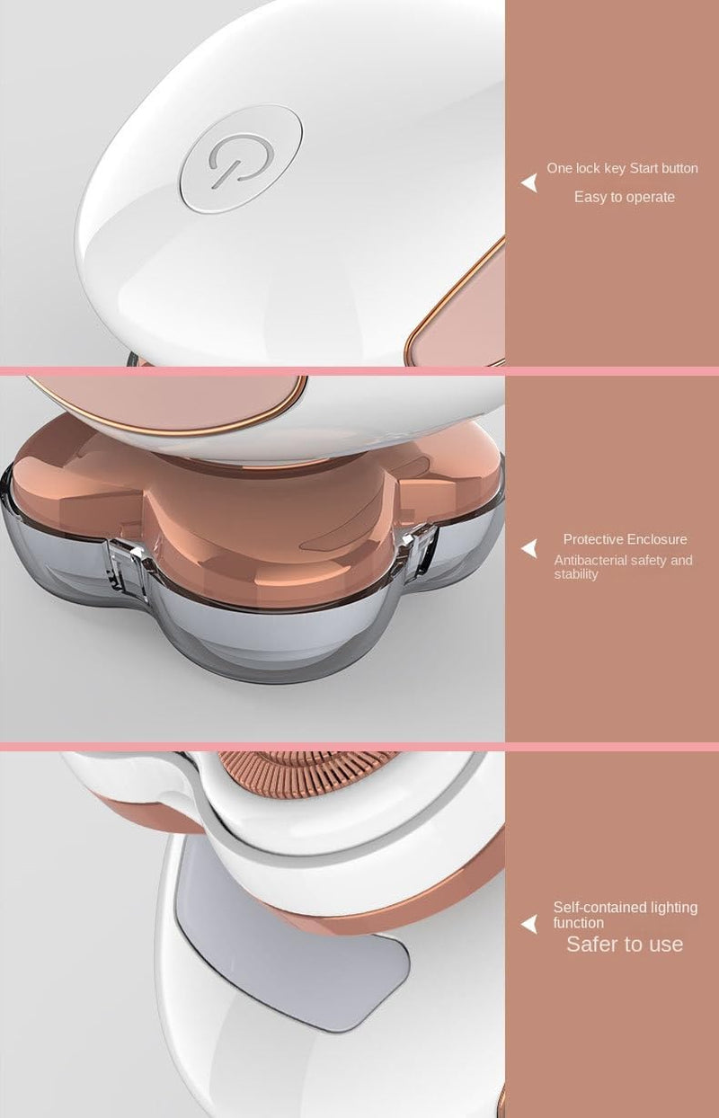 Painless Electric Lady Shaver - Rechargeable Cordless Hair Remover for Legs, Face, and Bikini Area