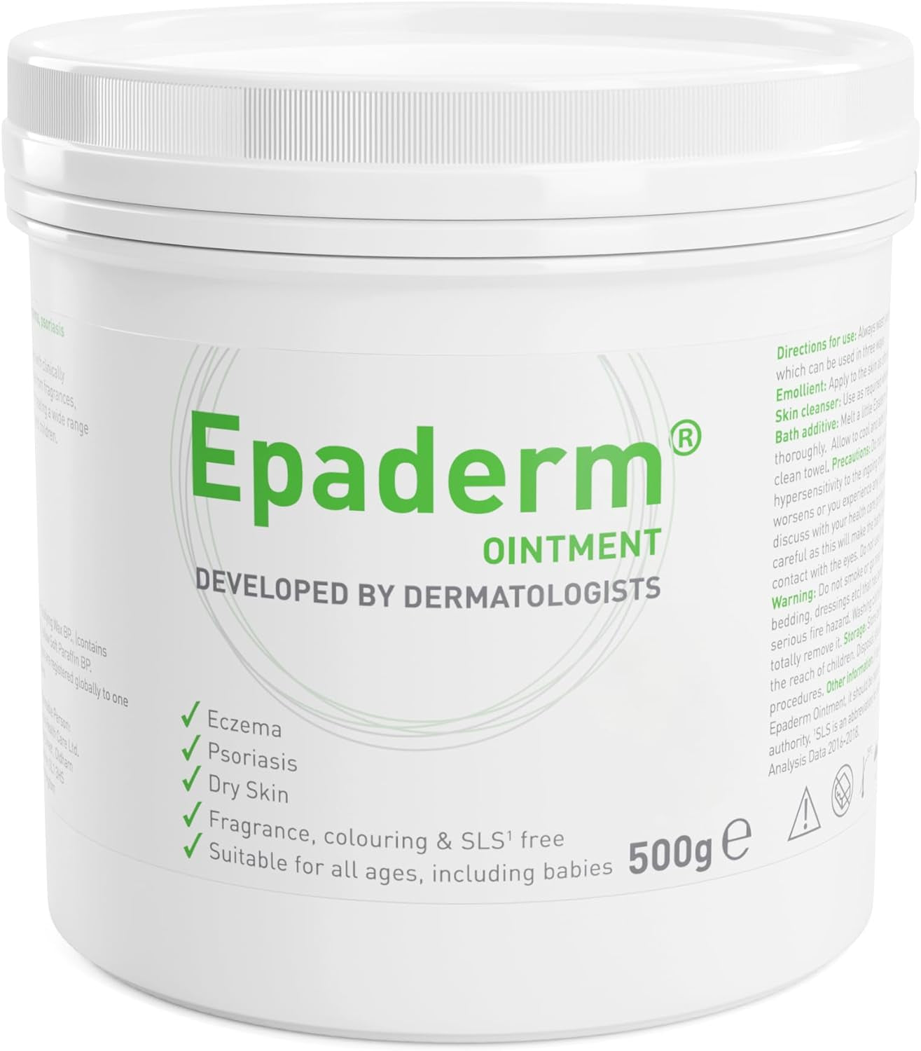 Emollient - Nourishing 500G Cream for Dry Skin Relief
