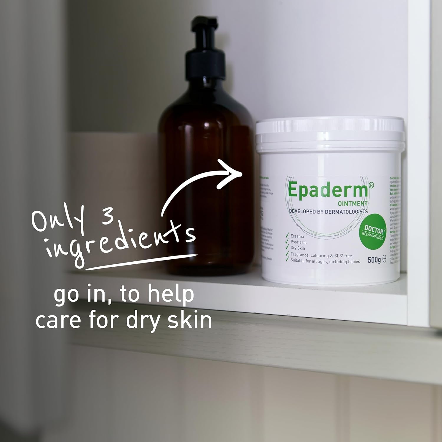 Emollient - Nourishing 500G Cream for Dry Skin Relief