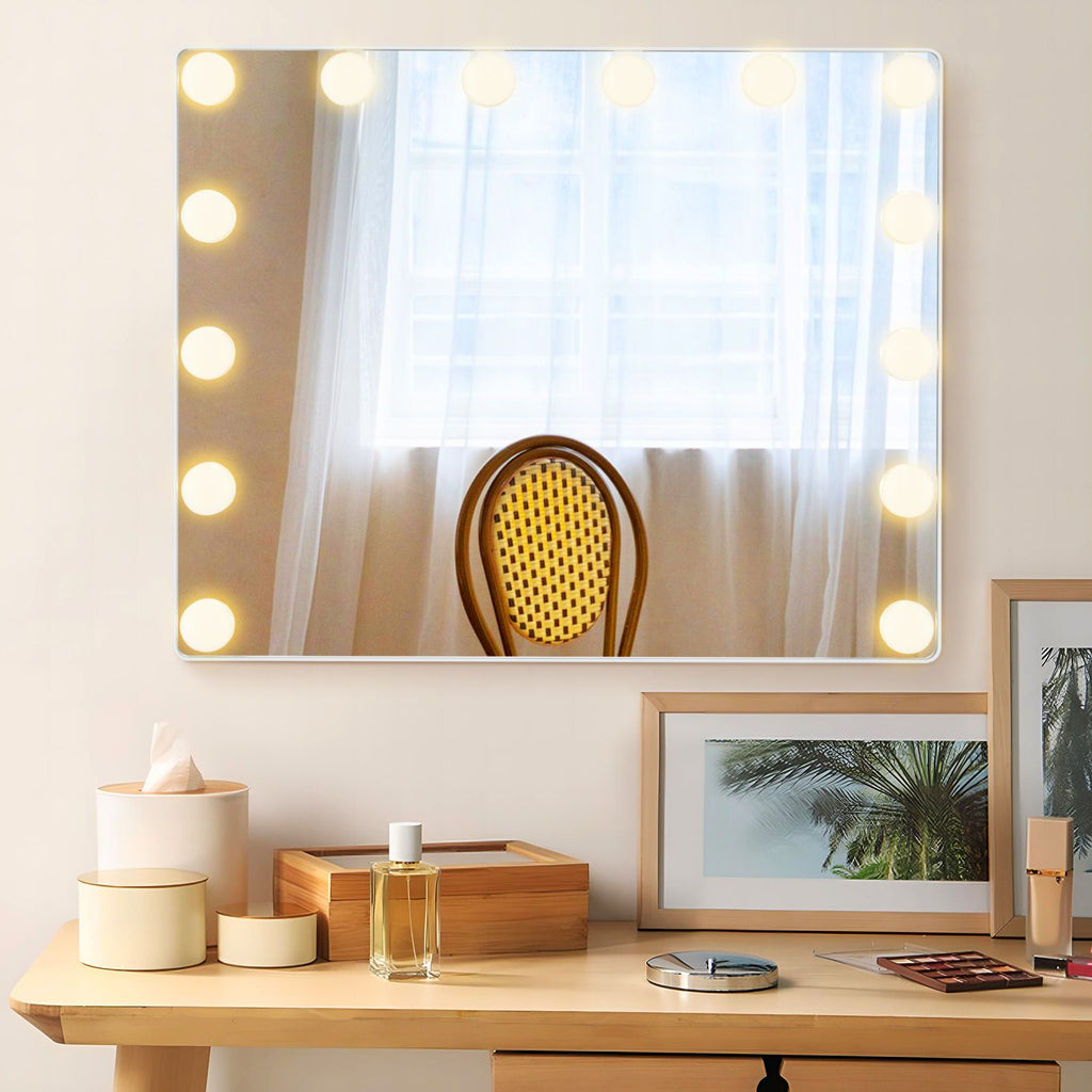 Hollywood Vanity Mirror with 3 Lighting Modes and Adjustable Brightness